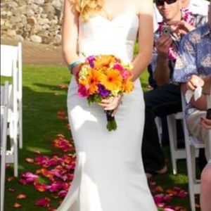 White Gown Bridal Dress - Mikaella